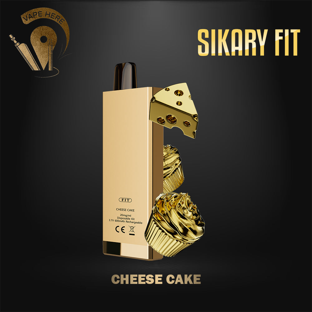 Sikary FIT 12000 Puffs Disposable Vapes Cheese Cake UAE Al Sharjah 