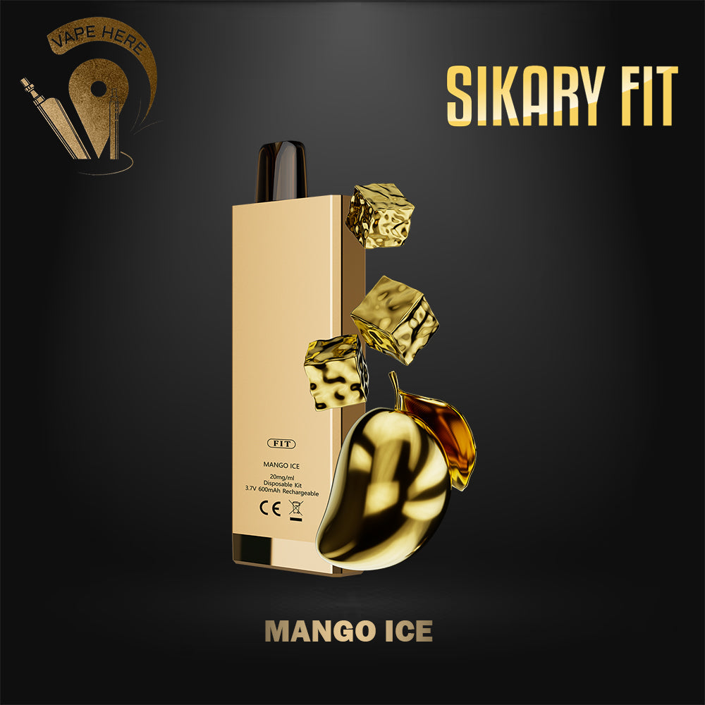 Sikary FIT 12000 Puffs Disposable Vapes Mango Ice UAE Abu Dhabi 