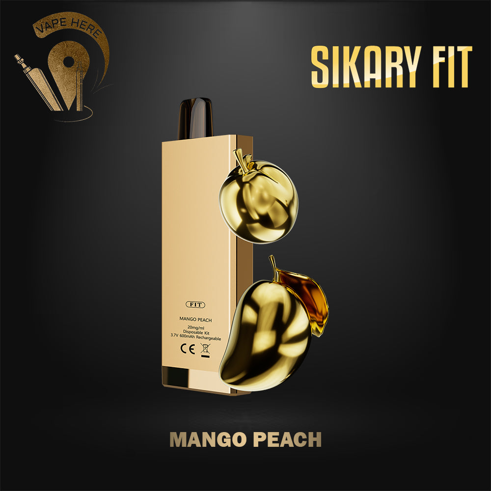 Sikary FIT 12000 Puffs Disposable Vapes Mango Peach UAE Dubai