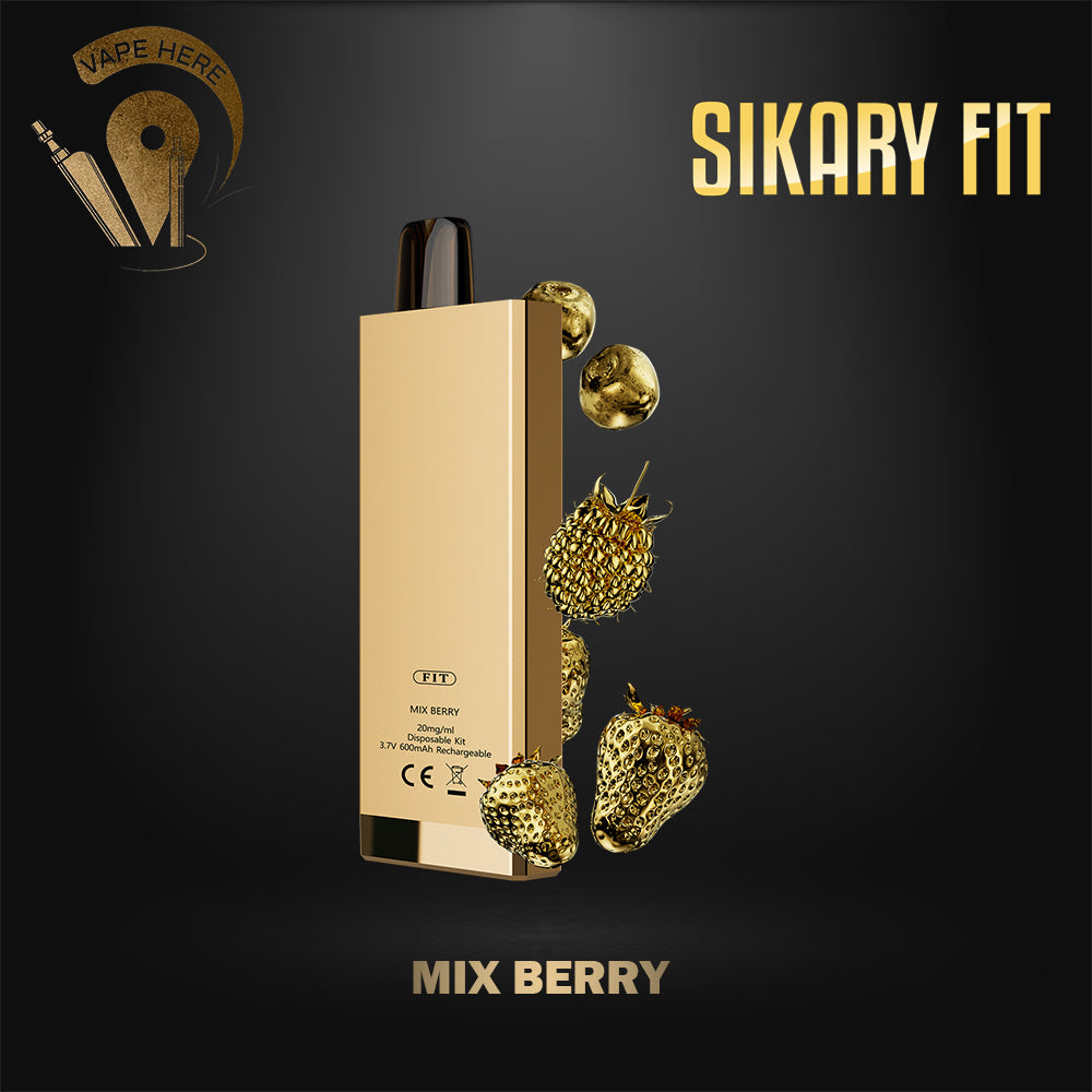 Sikary FIT 12000 Puffs Disposable Vapes Mix Berry UAE Ajman 