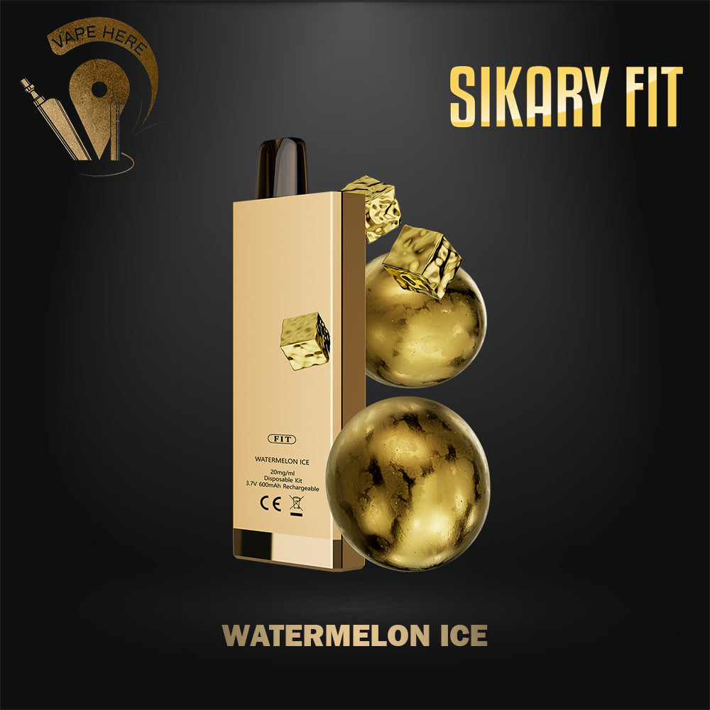 Sikary FIT 12000 Puffs Disposable Vapes Watermelon Ice UAE Abu Dhabi 