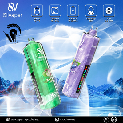 Silvaper Rocket 16000 Puffs Disposable Vape DTL 3mg UAE Abu Dhabi