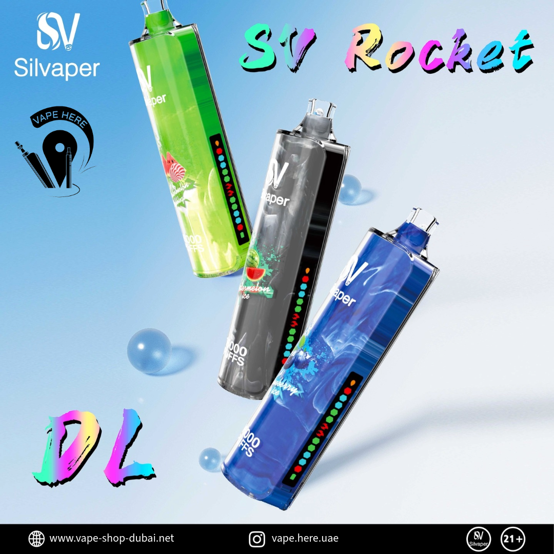 Silvaper Rocket 16000 Puffs Disposable Vape DTL 3mg UAE Dubai