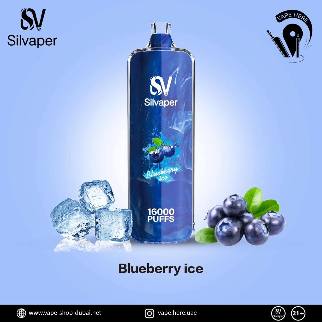 Silvaper Rocket Shisha 16000 Puffs Disposable Vape DTL 3mg | Shisha Vape |  Vape Here Store