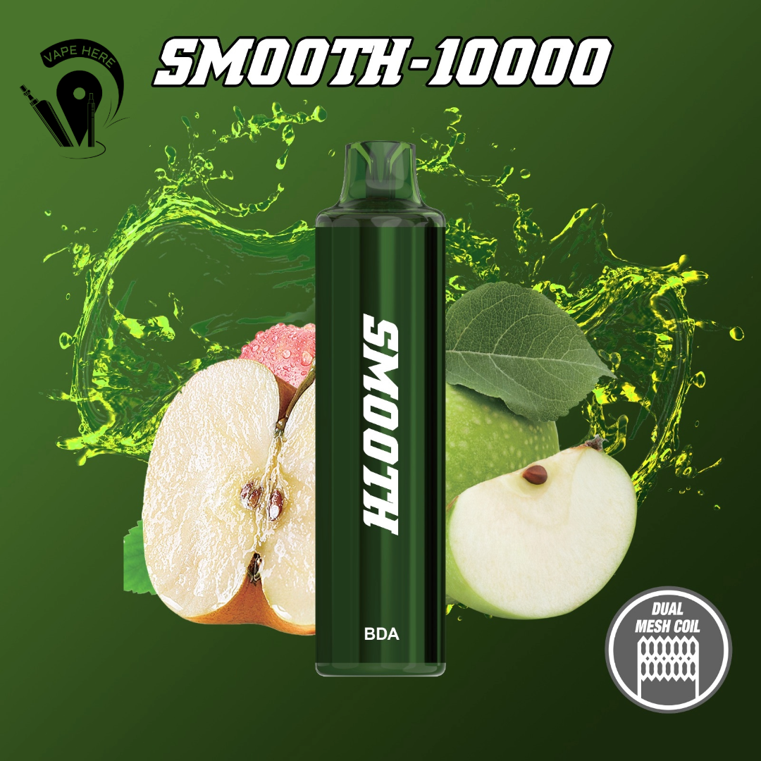 Smooth 10000 Puffs Disposable Vape 20mg Bahrain Double Apple UAE Dubai