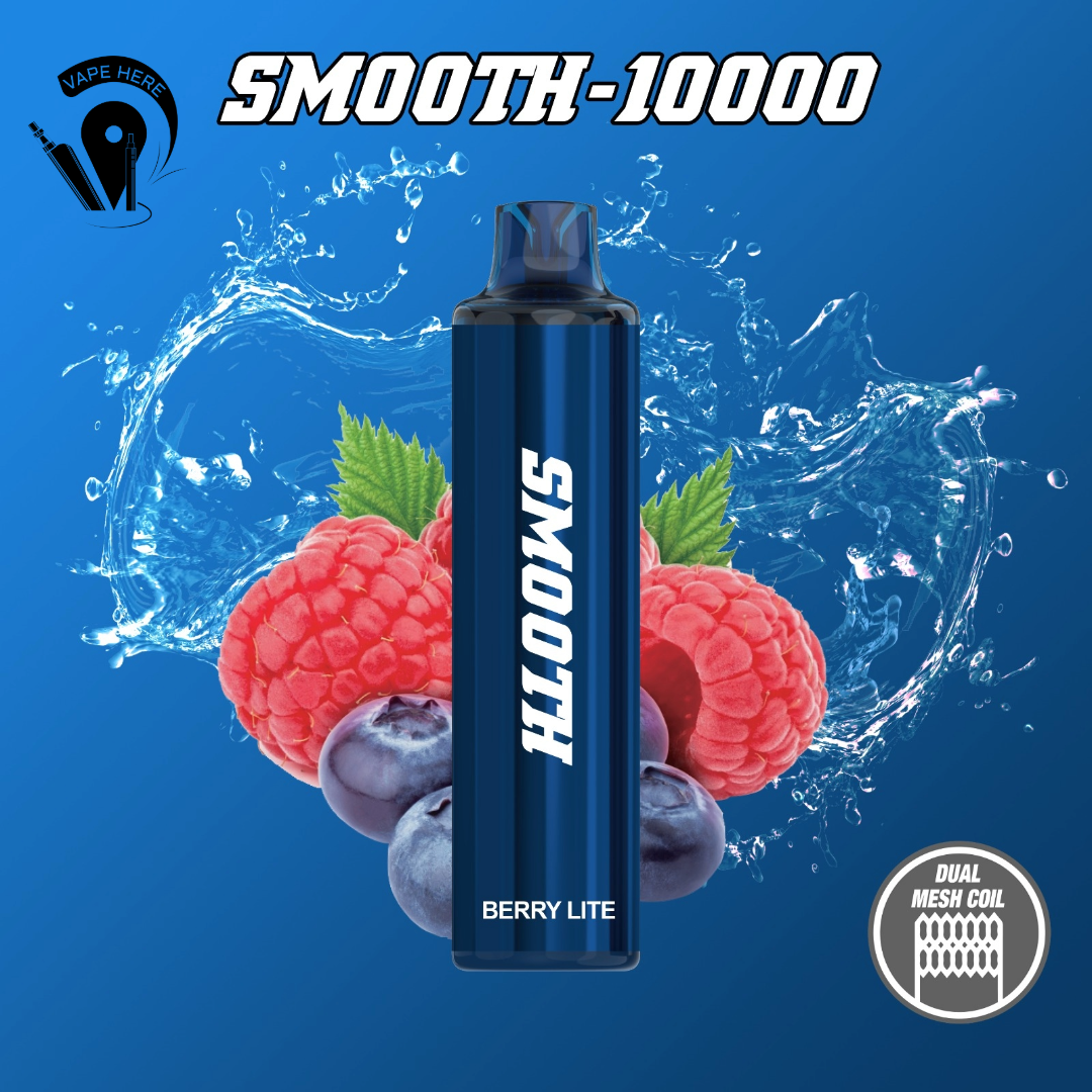 Smooth 10000 Puffs Disposable Vape 20mg Berry Lite UAE Ajman