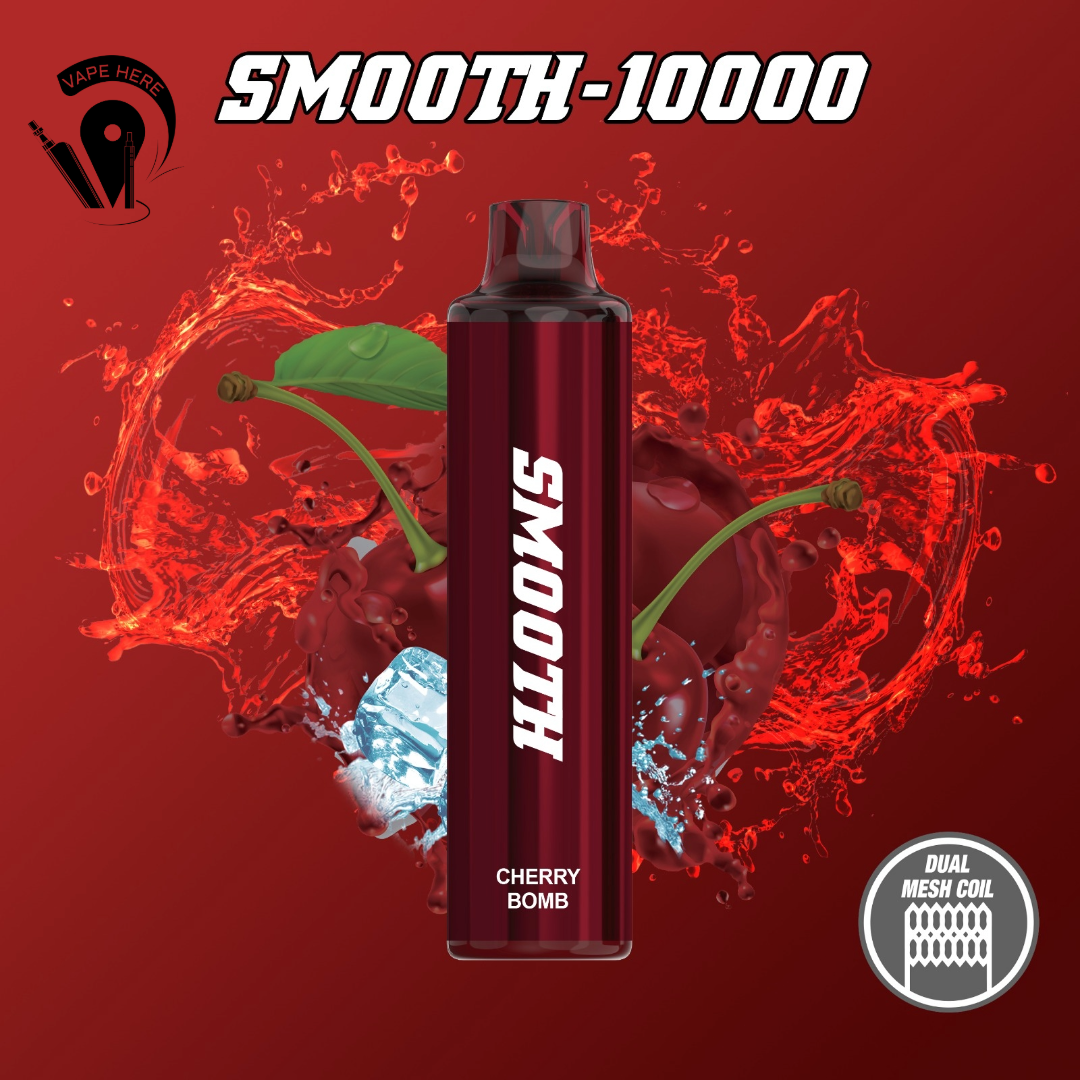 Smooth 10000 Puffs Disposable Vape 20mg Cherry Bomb UAE Al Ain