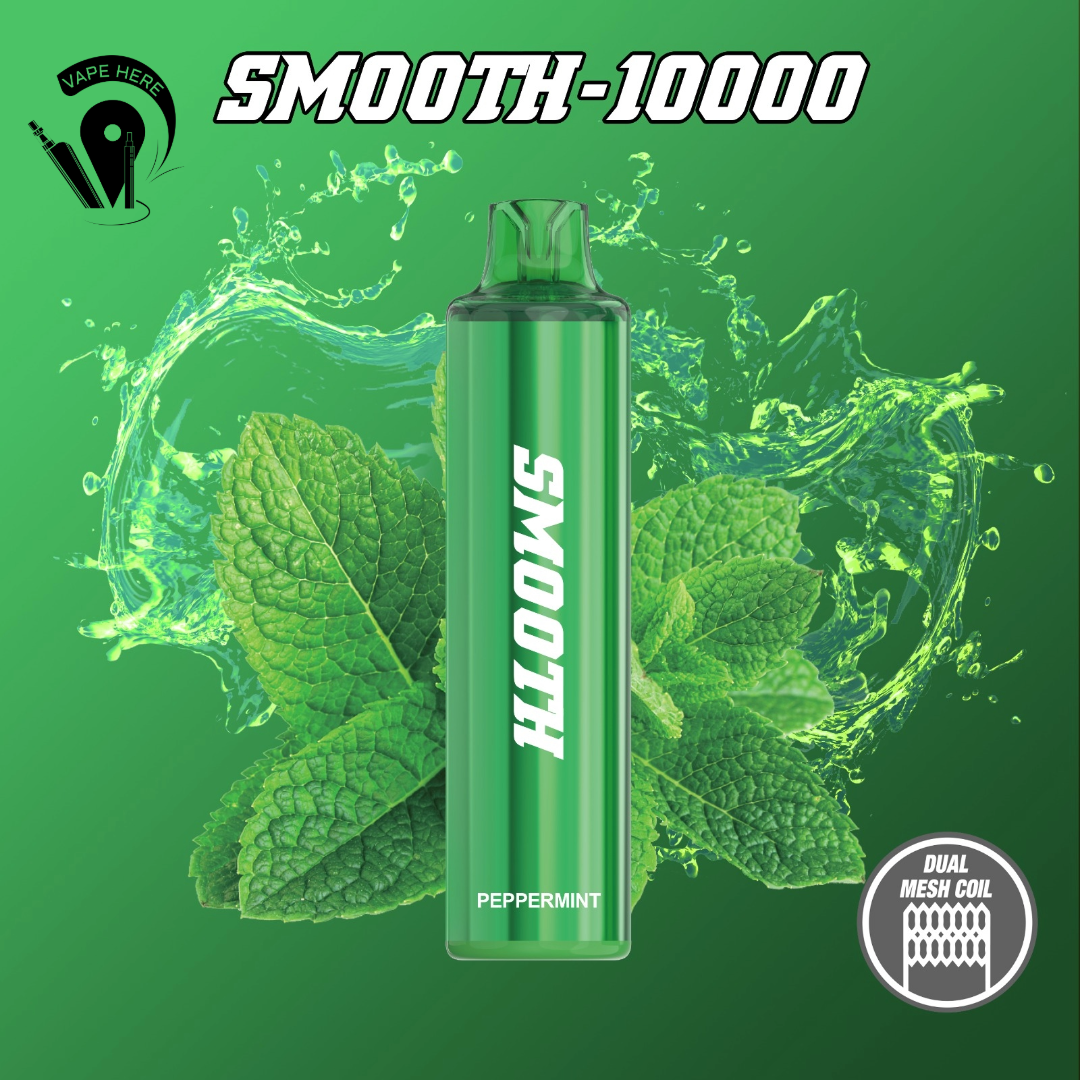 Smooth 10000 Puffs Disposable Vape 20mg Peppermint UAE Dubai