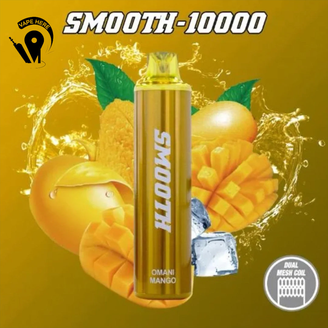 SMOOTH 10000 Puffs Disposable Vape 20mg Omani Mango Dubai