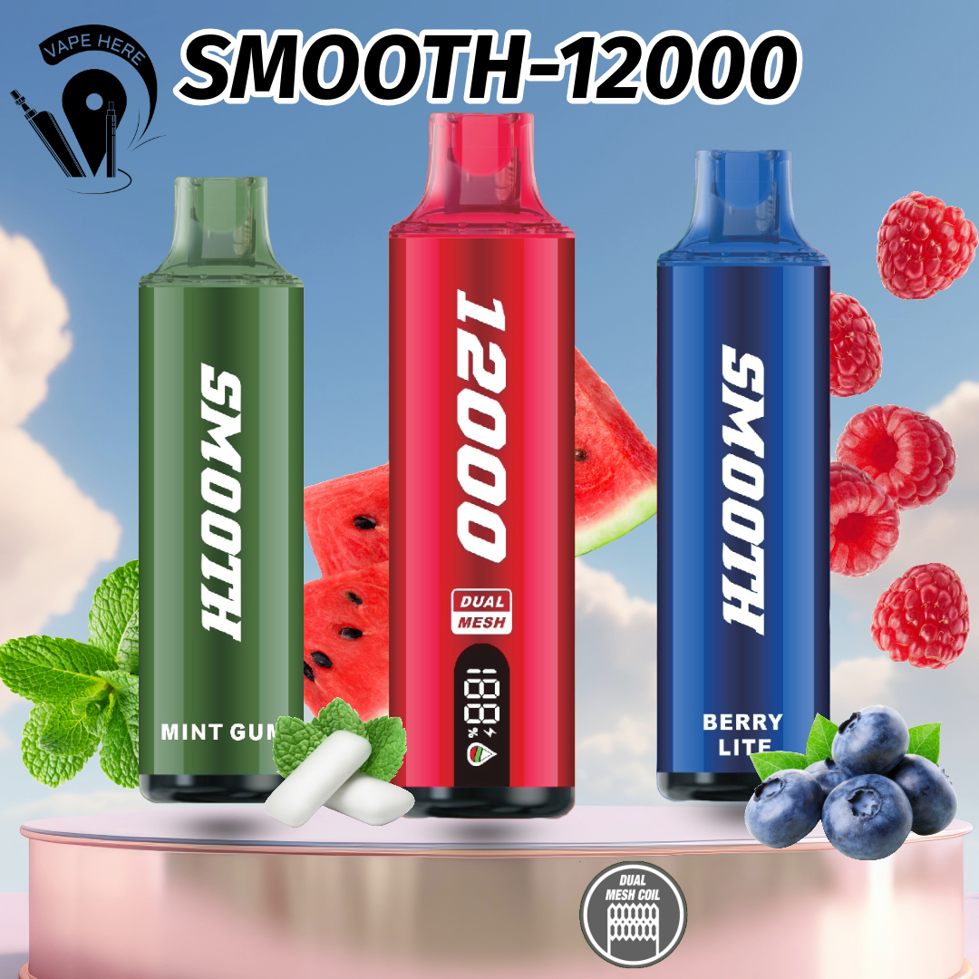 SMOOTH WHALE 12000 Puffs Disposable Vape 20mg | Vape Here Store SMOOTH WHALE 12000 Puffs Disposable Vape 20mg | Vape Here Store
