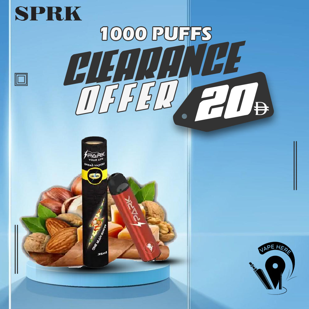 Spark Disposable Pod (1000 Puffs ) - MADE IN USA UAE AJMAN