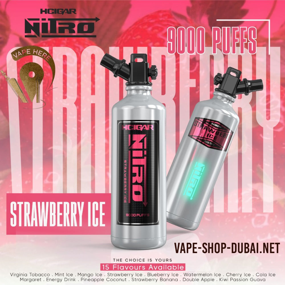 HCIGAR NITRO 9000 PUFFS DISPOSABLE VAPE - Vape Here Store