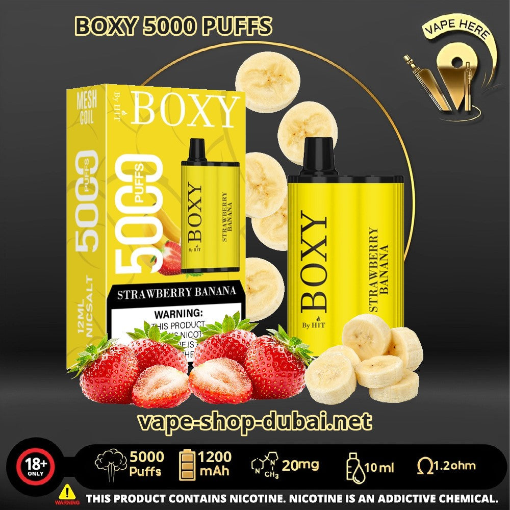 BOXY 5000 PUFFS DISPOSABLE VAPE - Vape Here Store