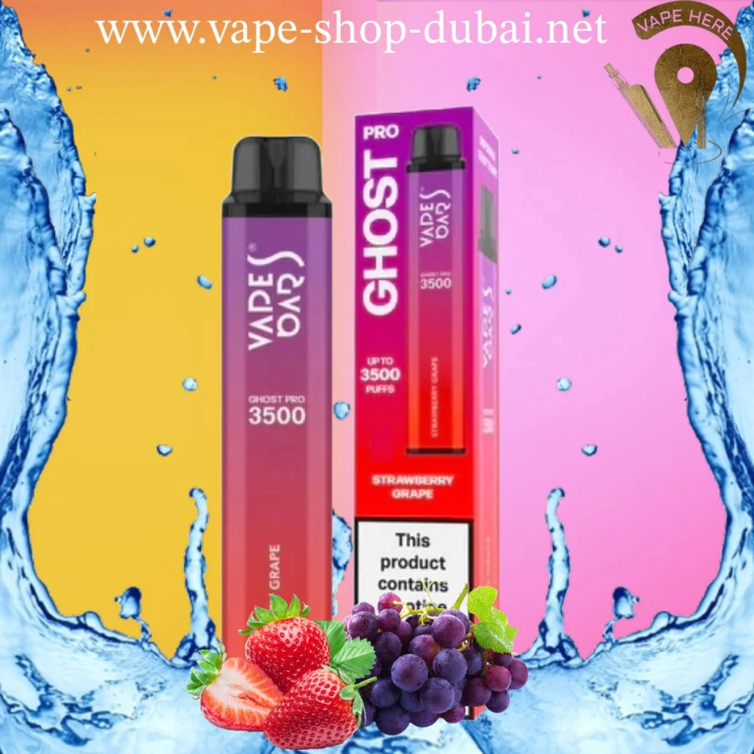 VAPES BAR - GHOST PRO 3500 PUFFS 0MG DISPOSABLE VAPE - Vape Here Store