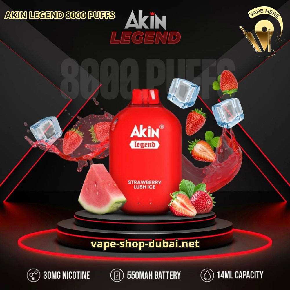 AKIN LEGEND 8000 PUFFS DISPOSABLE VAPE 3% Nicotine