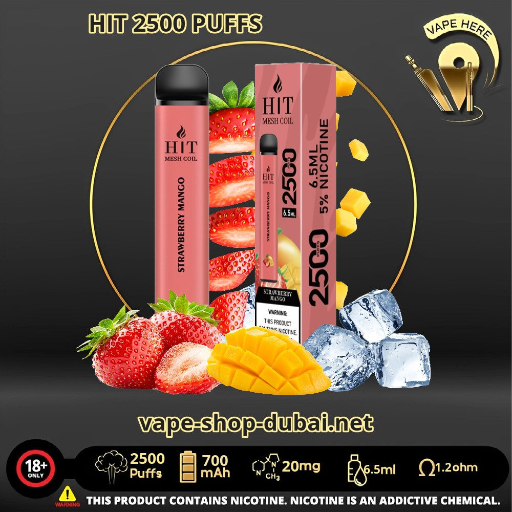 HIT 2500 PUFFS DISPOSABLE VAPE AJMAN