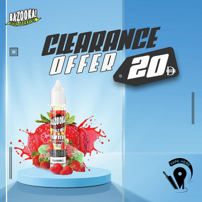 Strawberry 30ml SaltNic by Bazooka ]UAE ABU DHABI