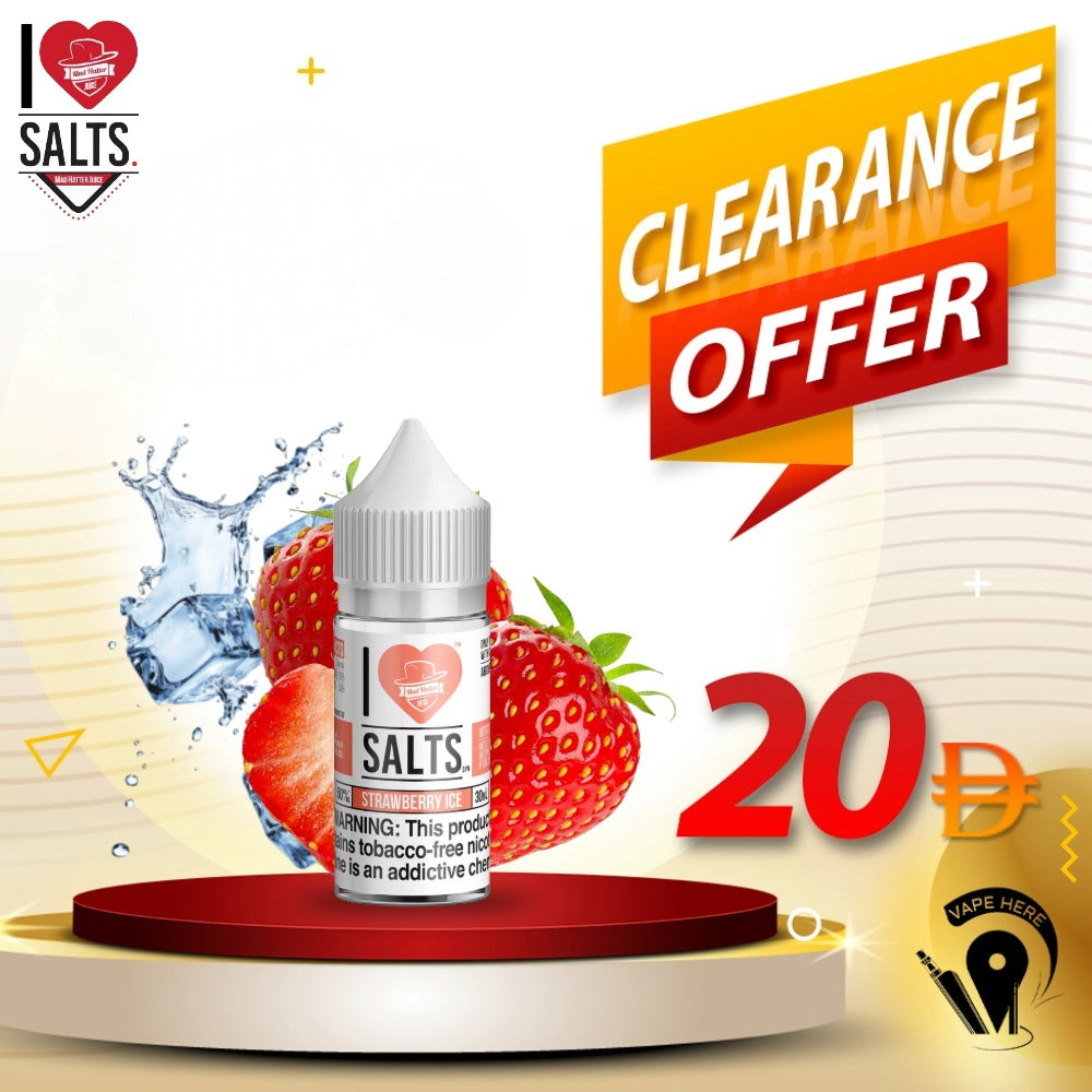 Strawberry Ice - I Love Salts / Mad Hatter Juice Abu Dhabi, UAE