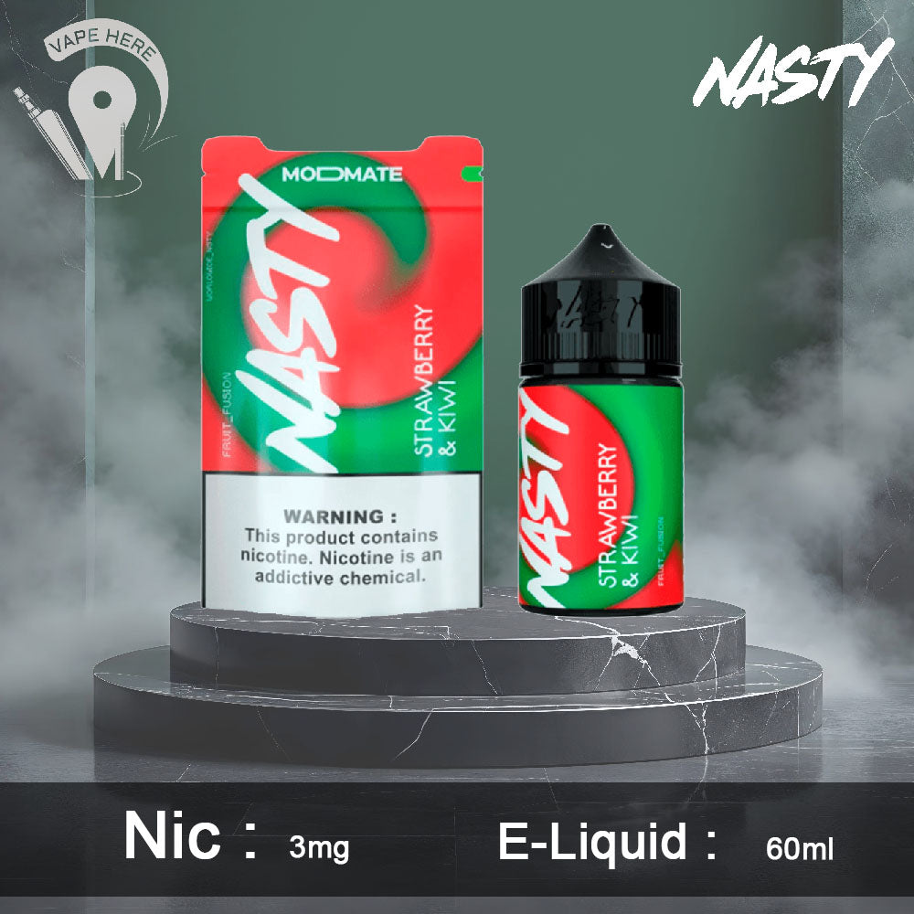 Strawberry & Kiwi - Nasty Modmate 60ml (1 UAE Abu Dhabi