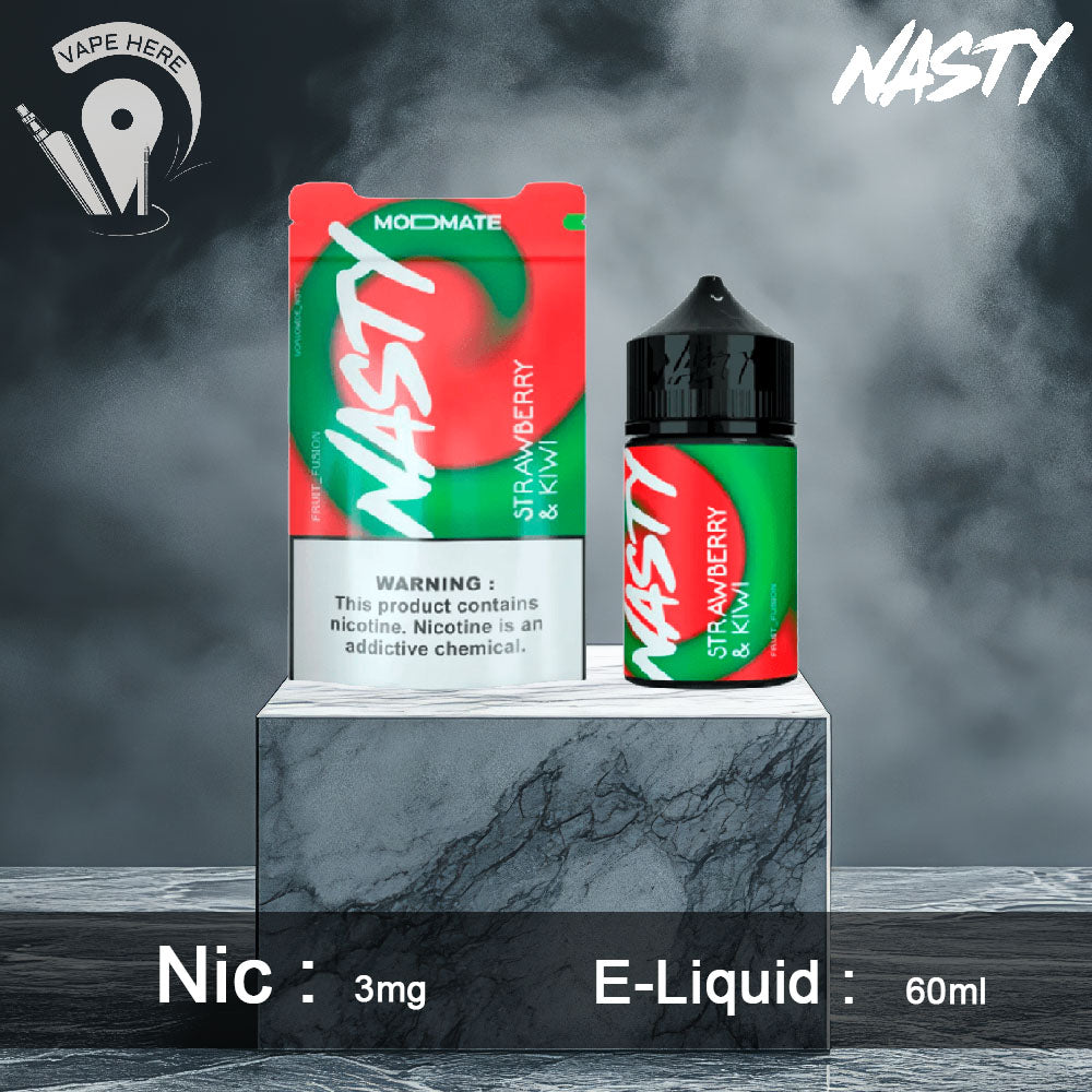 Strawberry & Kiwi - Nasty Modmate 60ml (2) UAE Dubai