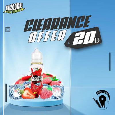 Strawberry Sour Ice - Bazooka UAE AJMAN