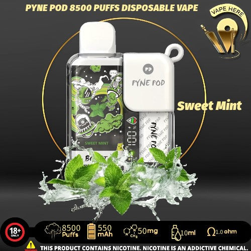 PYNE POD 8500 PUFFS DISPOSABLE VAPE - Vape Here Store