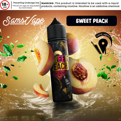 Sweet Peach E-liquid By Sam Vapes UAE Abu Dhabi & Dubai