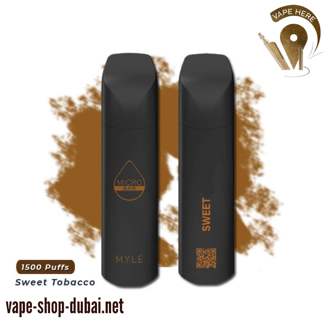 MYLE MICRO BAR 1500 PUFFS DISPOSABLE VAPE (20mg) - Vape Here Store