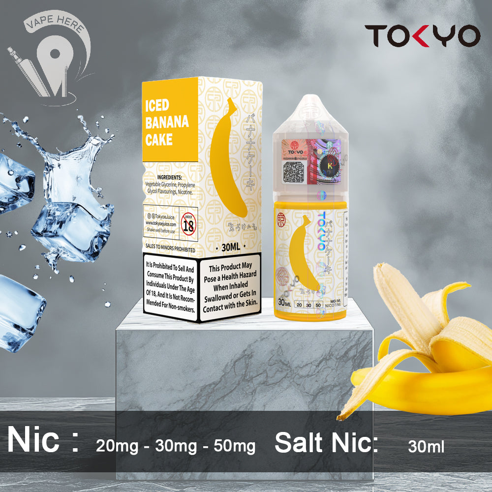 TOKYO BANANA CAKE SALTNIC 30ML- CLASSIC SERIES UAE Abu Dhabi 