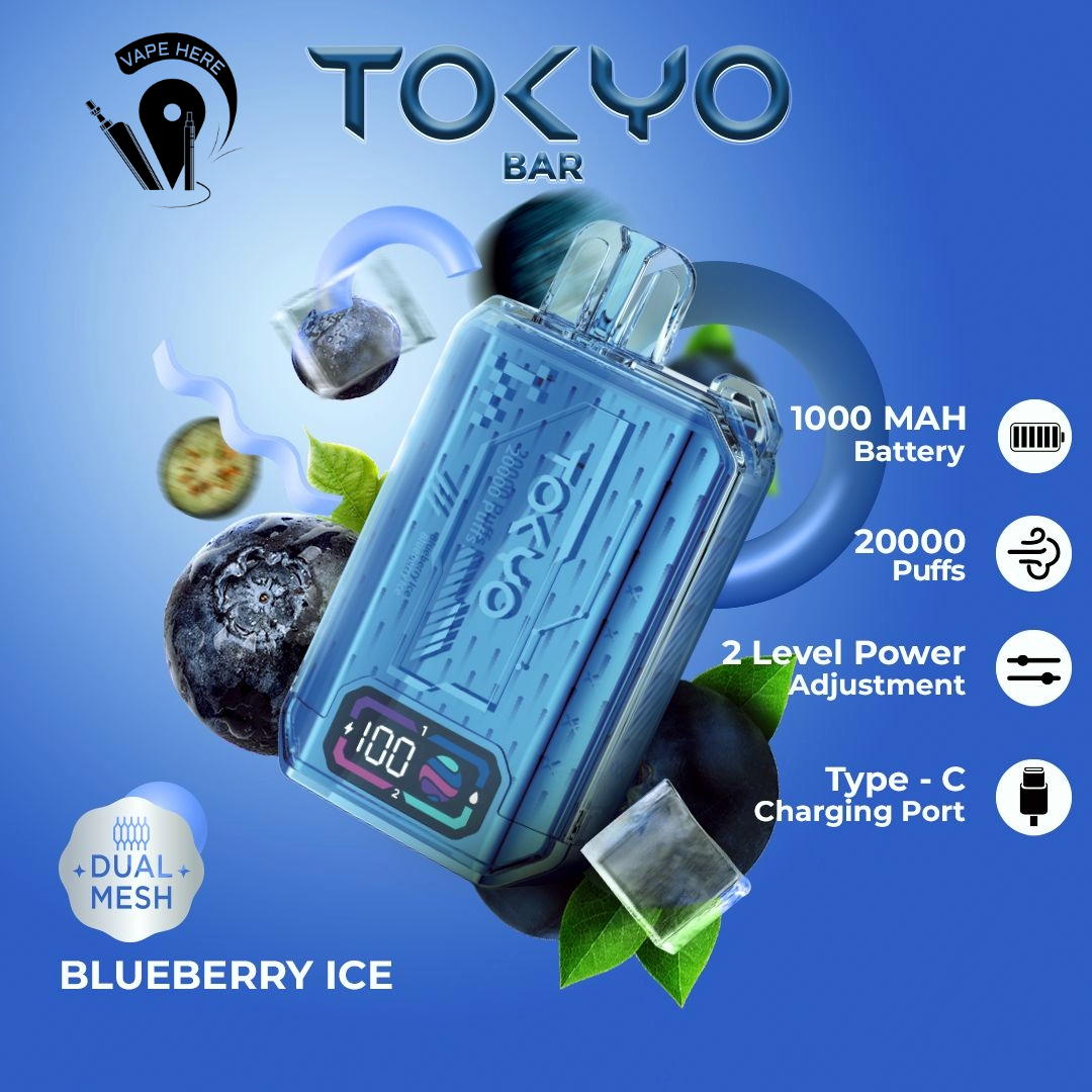 TOKYO BAR 20000 PUFFS 50mg DISPOSABLE VAPE UAE Abu Dhabi, Dubai