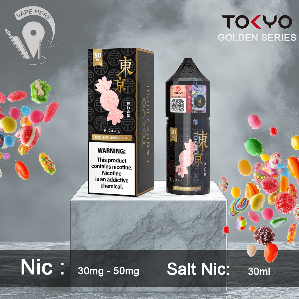 TOKYO CANDY CRUSH SALTNIC 30ML- GOLDEN SERIES UAE Abu Dhabi 