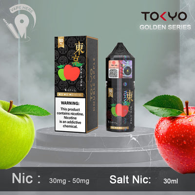 TOKYO DOUBLE APPLE SALTNIC 30ML- GOLDEN SERIES UAE Abu Dhabi 