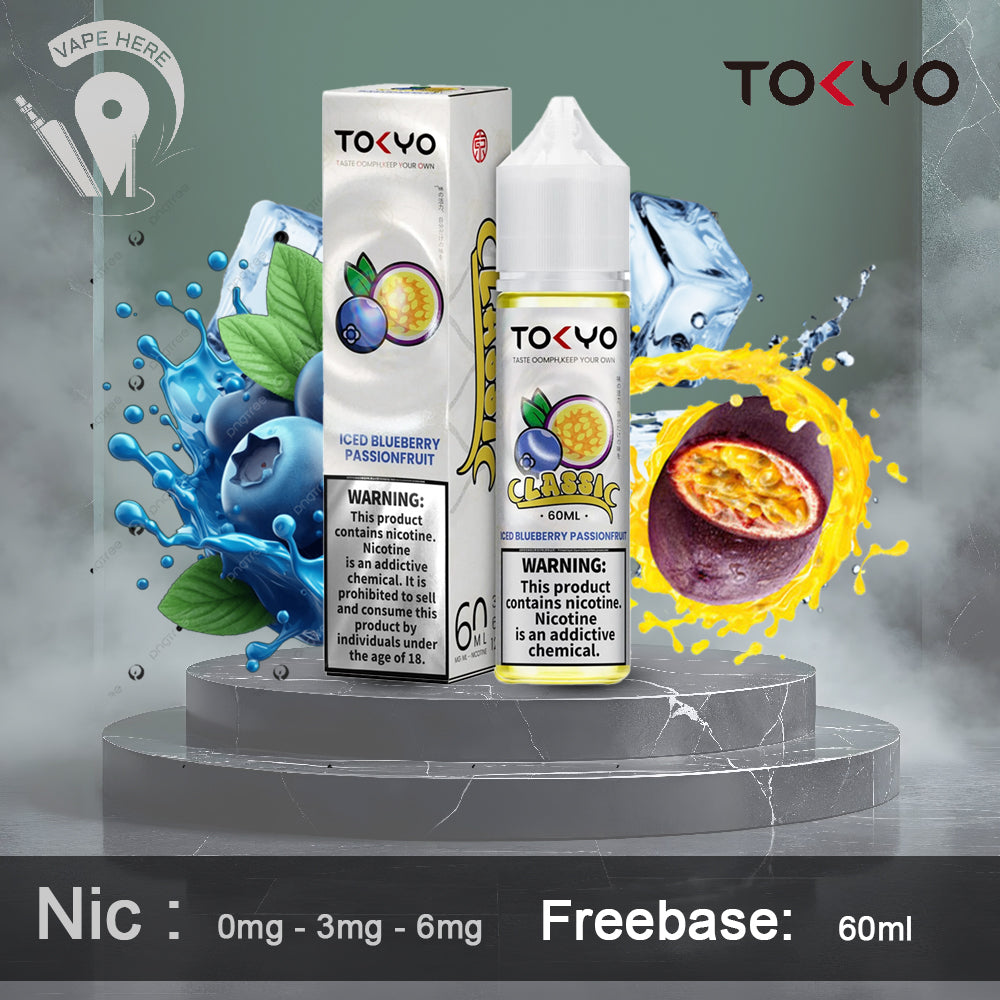 TOKYO ICED BLUEBERRY PASSIONFRUIT 60ML- CLASSIC SERIES UAE Al Ain 