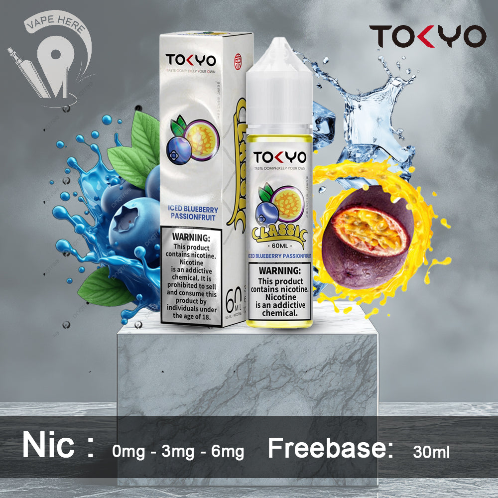 TOKYO ICED BLUEBERRY PASSIONFRUIT 60ML- CLASSIC SERIES UAE Abu Dhabi 