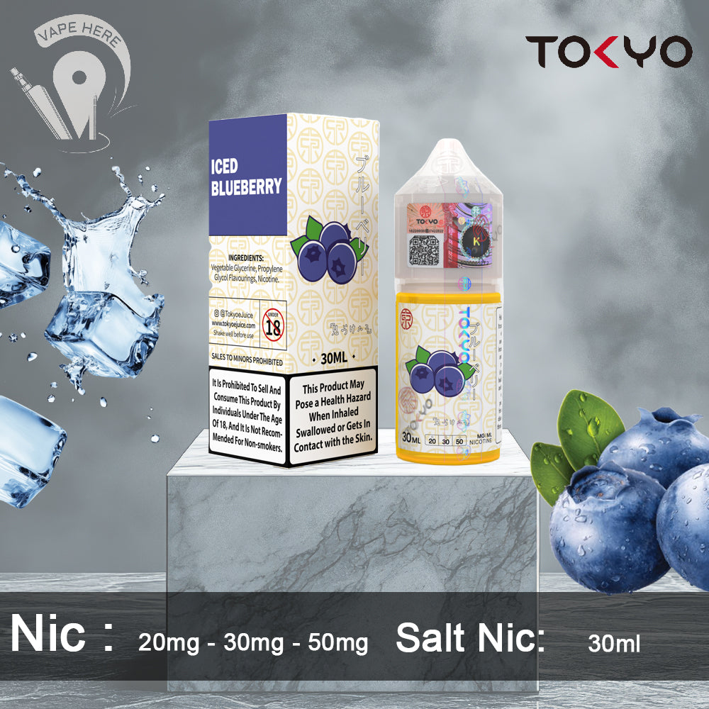 TOKYO ICED BLUEBERRY SALTNIC 30ML- CLASSIC SERIES UAE Dubai 