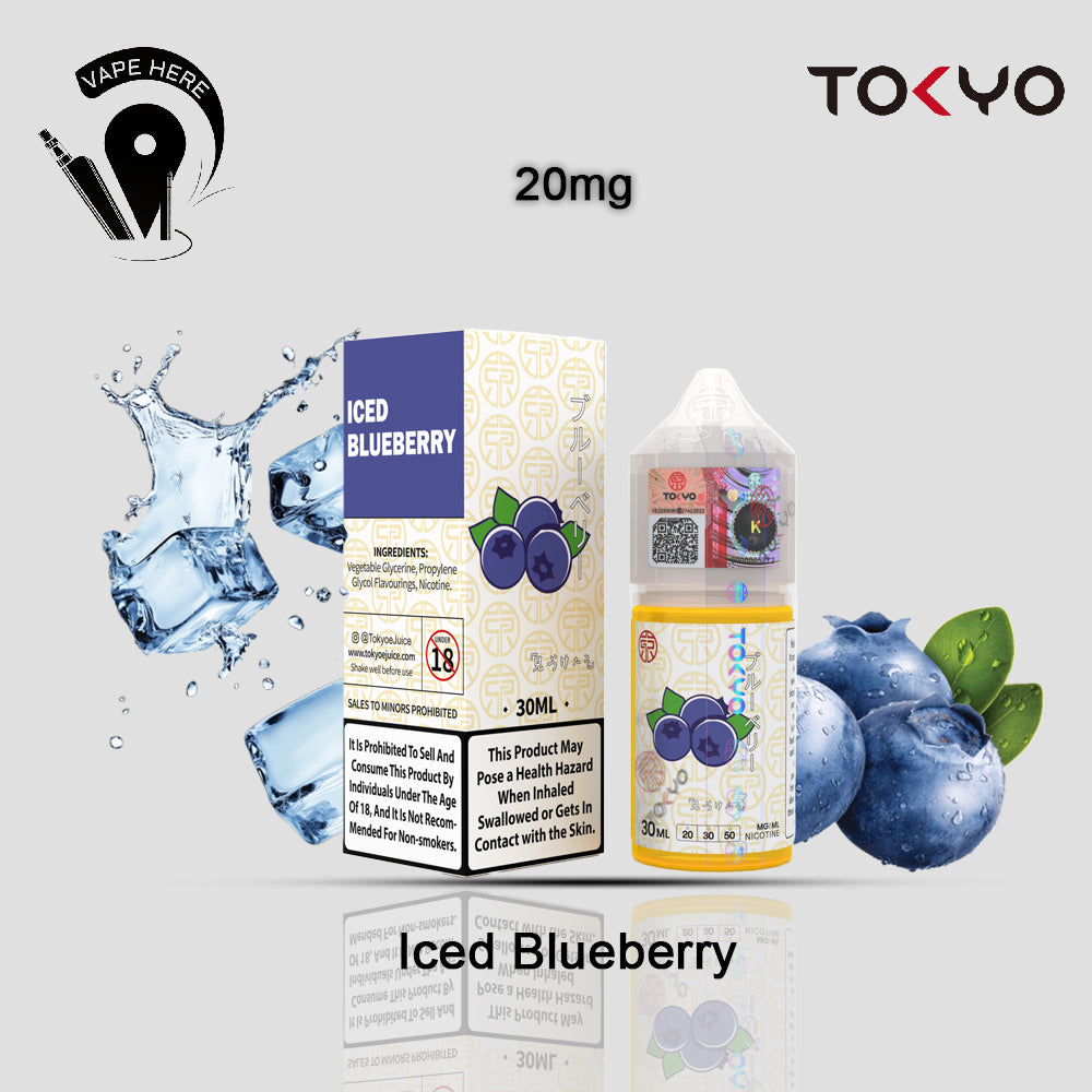 TOKYO ICED BLUEBERRY SALTNIC 30ML- CLASSIC SERIES 20mg UAE Ajman 