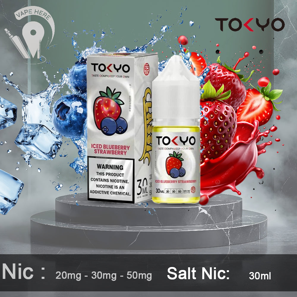TOKYO ICED BLUEBERRY STRAWBERRY SALTNIC 30ML- CLASSIC SERIES UAE Abu Dhabi 