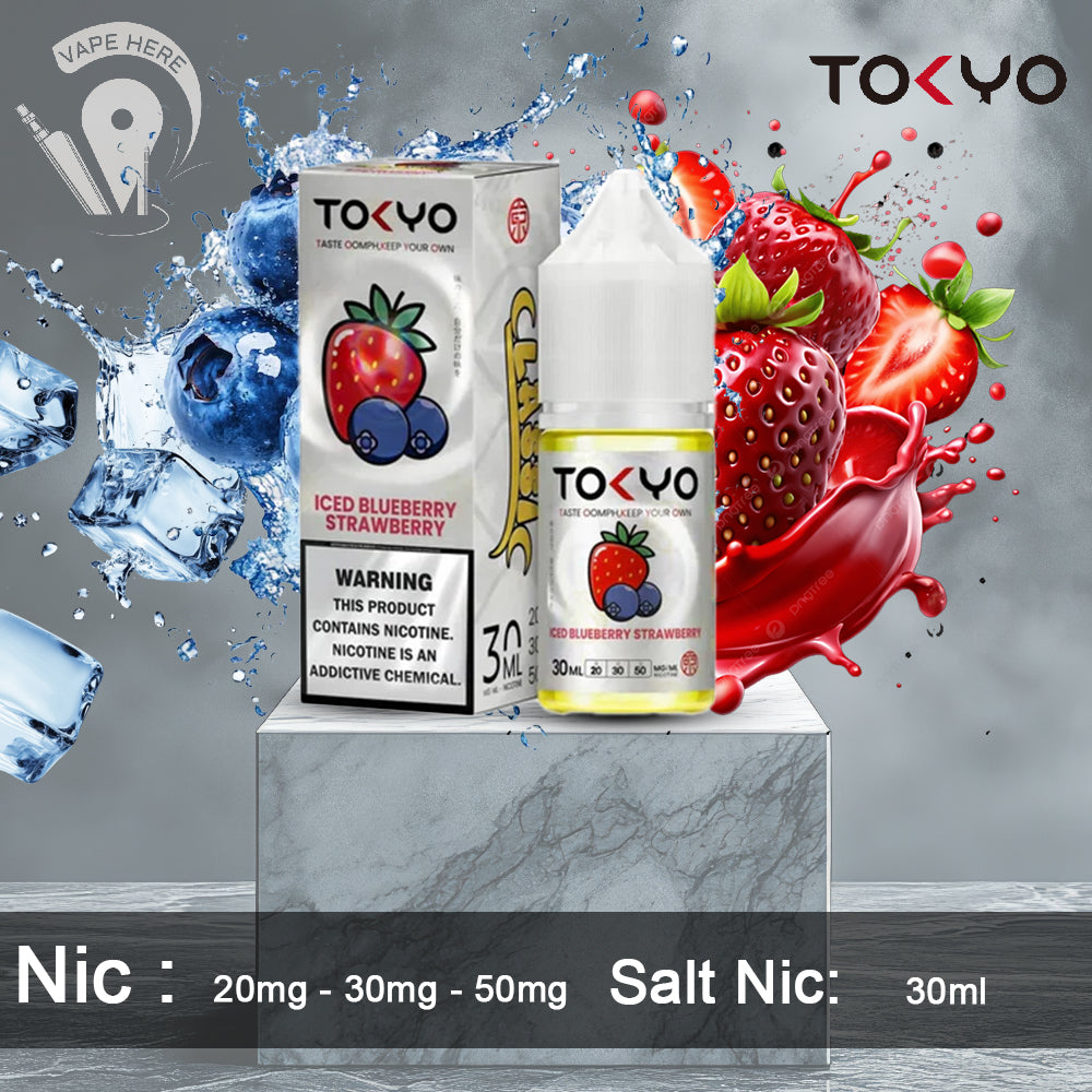 TOKYO ICED BLUEBERRY STRAWBERRY SALTNIC 30ML- CLASSIC SERIES UAE Dubai