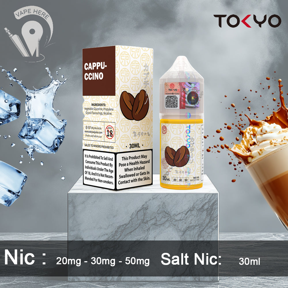 TOKYO ICED CAPPUCCINO SALTNIC 30ML- CLASSIC SERIES UAE Dubai 