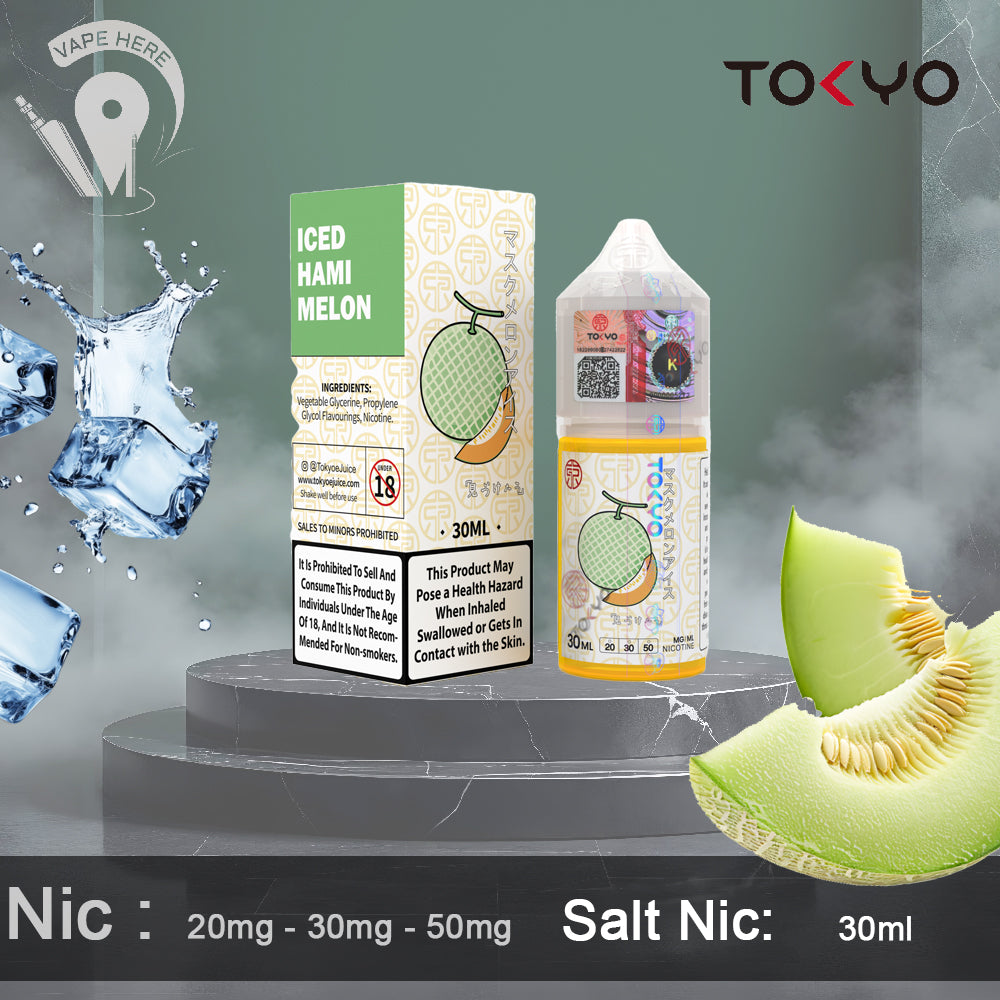 TOKYO ICED HAMI MELON SALTNIC 30ML- CLASSIC SERIES UAE Abu Dhabi 