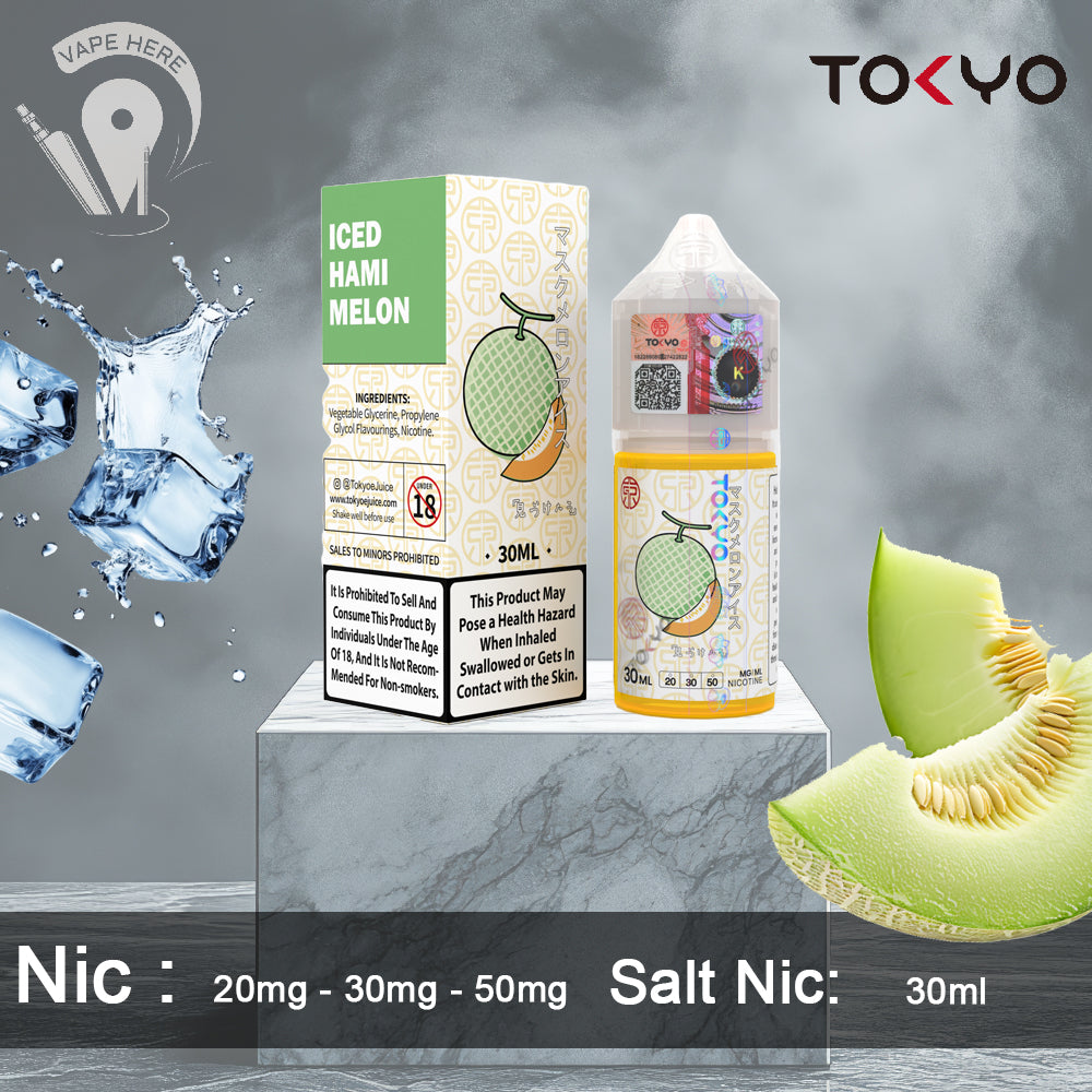 TOKYO ICED HAMI MELON SALTNIC 30ML- CLASSIC SERIES UAE Dubai 