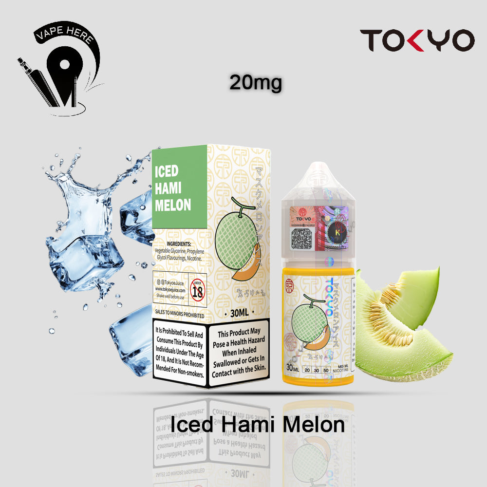 TOKYO ICED HAMI MELON SALTNIC 30ML- CLASSIC SERIES 20mg UAE Al Ain 