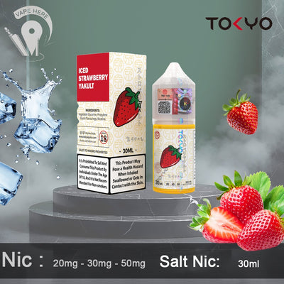 TOKYO ICED STRAWBERRY YAKULT SALTNIC 30ML- CLASSIC SERIES UAE Abu Dhabi 