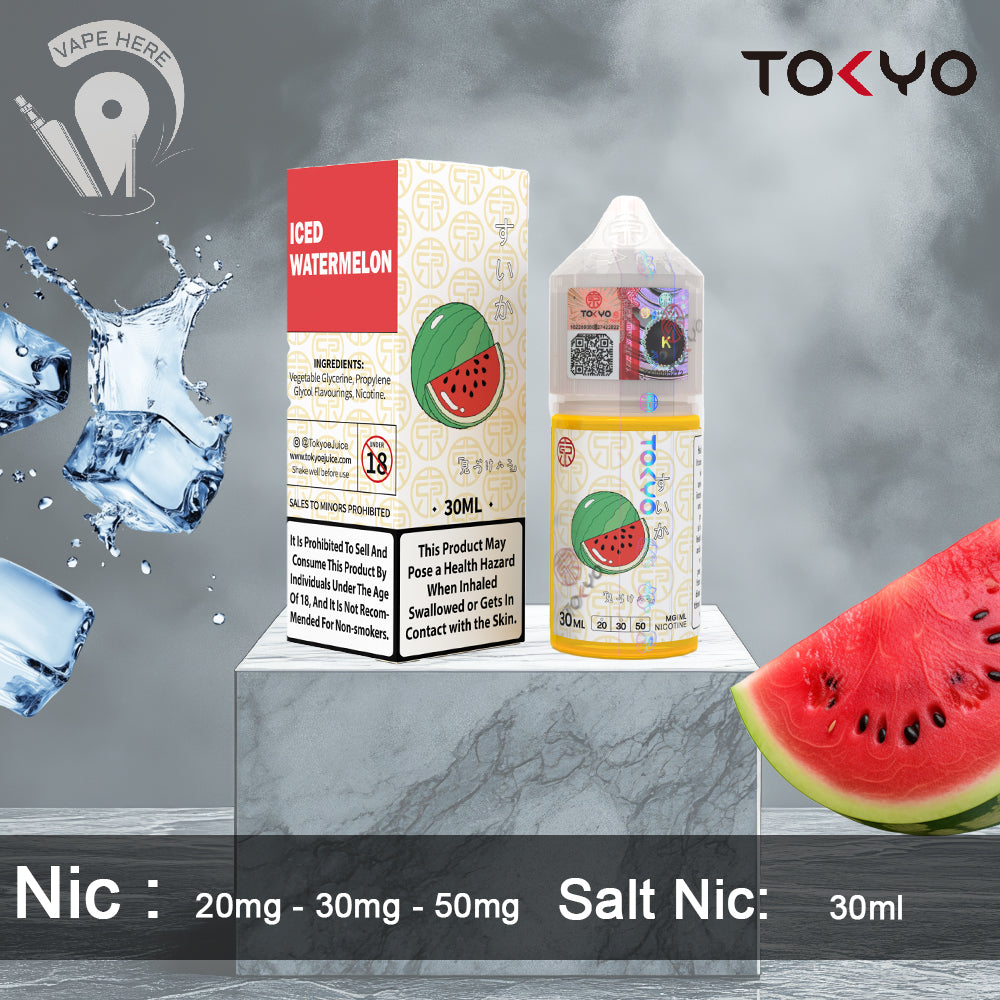 TOKYO ICED WATERMELON SALTNIC 30ML- CLASSIC SERIES UAE Abu Dhabi 