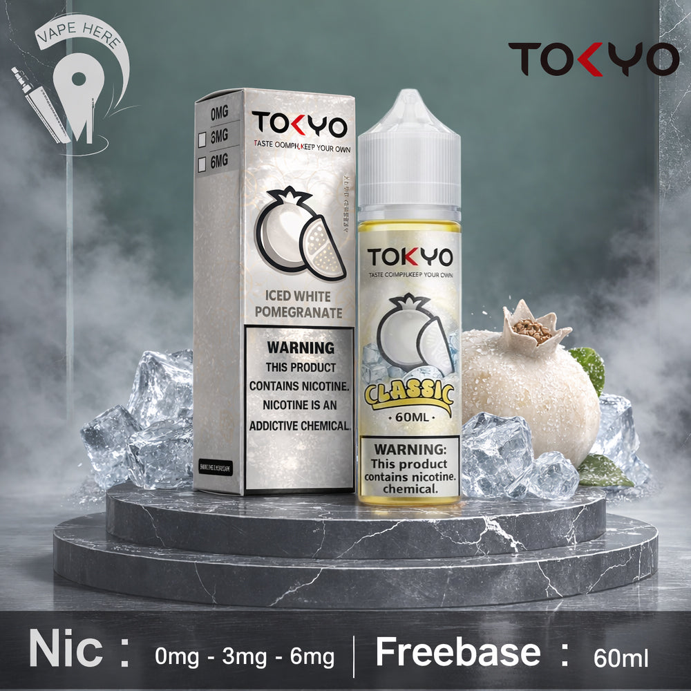TOKYO ICED WHITE POMEGRANATE 60ML- CLASSIC SERIES  UAE Dubai 
