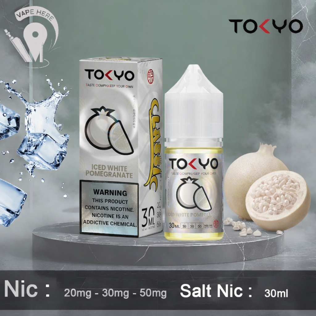 TOKYO ICED WHITE POMEGRANATE SALTNIC 30ML- CLASSIC SERIES UAE Dubai 
