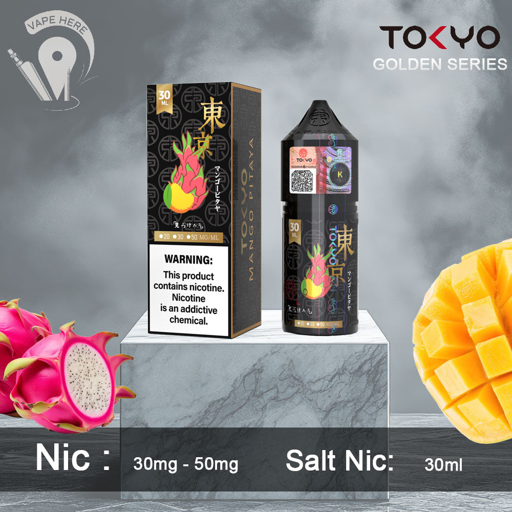 TOKYO MANGO PITAYA SALTNIC 30ML- GOLDEN SERIES UAE Abu Dhabi 