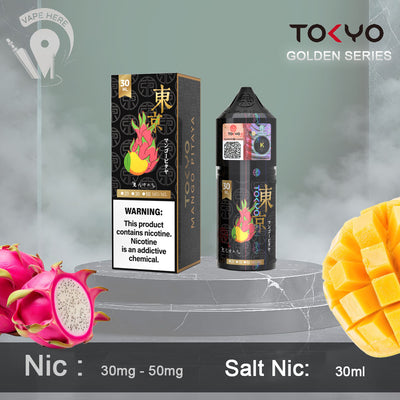 TOKYO MANGO PITAYA SALTNIC 30ML- GOLDEN SERIES UAE Dubai 