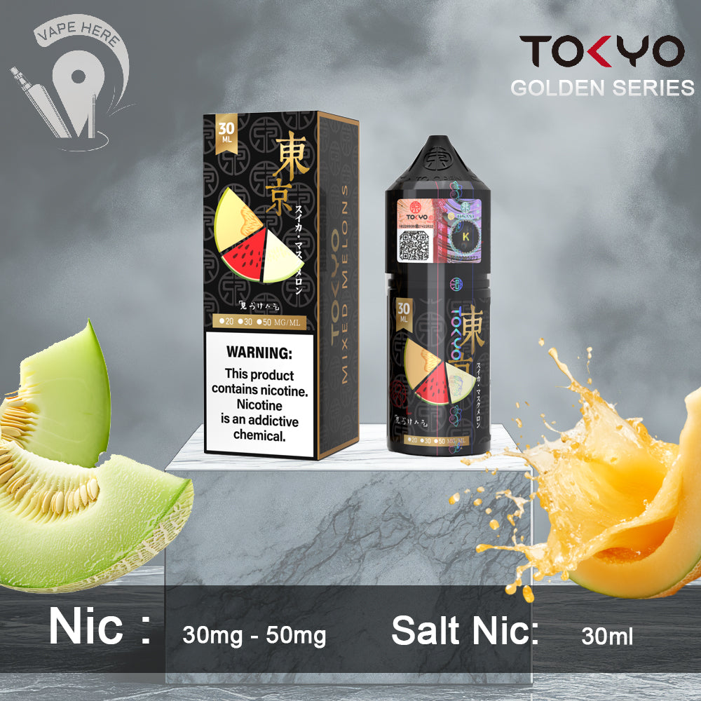 TOKYO MIXED MELON SALTNIC 30ML- GOLDEN SERIES UAE Dubai 