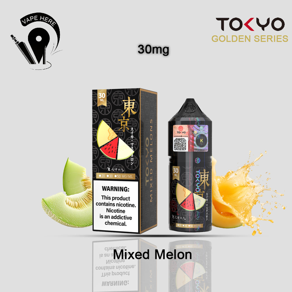 TOKYO MIXED MELON SALTNIC 30ML- GOLDEN SERIES 30mg UAE Ajman 